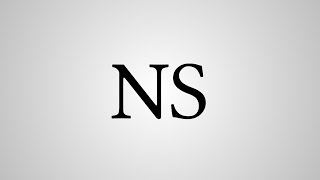 What Does "NS" Stand For? Information