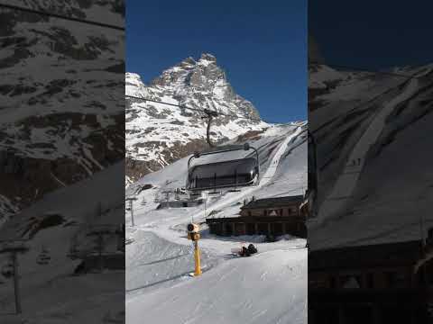 You can ski in Cervinia in Italy until May!