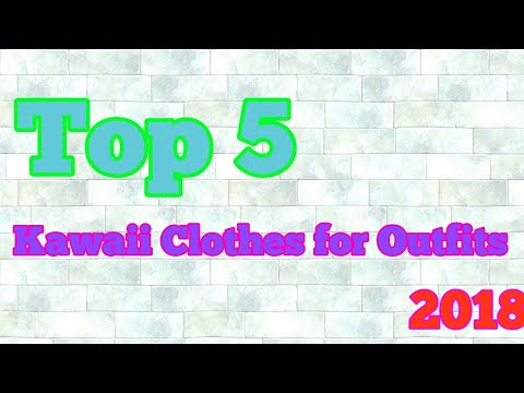 Roblox Top 5 Kawaii Clothes For Outfits 2018 - roblox kawaii clothes