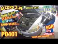 Honda Accord 2.4L P0401 EGR Valve Hard start, stalls and Misfire |  Acura TL or TSX EGR Valve P0401