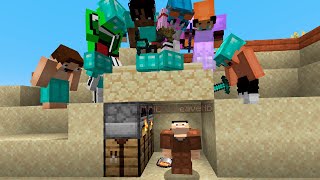 : Minecraft Speedruner VS 8 Hunters