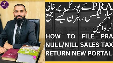 How to File Null Sales Tax Return on PRA New IRIS Portal | Quick & Easy Steps | Asif Nadeem