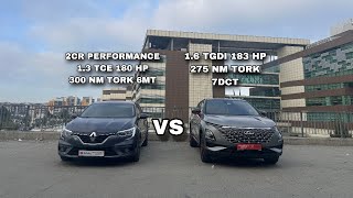 Chery Omoda 5 1.6Tgdi 183 Hp Dct Vs Renault Megane 1.3Tce Stg1 180 Hp Mt6 Performans Testi