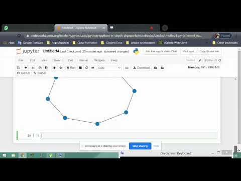 Implementation of Basic Graph in Python (networkx) in this video using ...