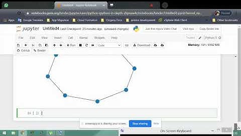 Implementation of Basic Graph in Python (networkx) in this video using  jupyter.org