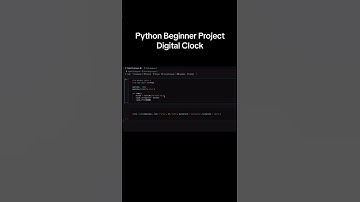 Can You Make a Digital Clock in 20 Lines of Python?
