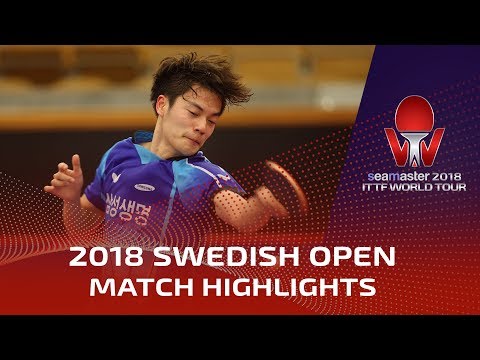 Cho Seungmin vs Koyo Kanamitsu I 2018 ITTF Swedish Open Highlights (U21-Final)