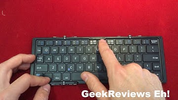OFKP® Foldable Tri-fold Wireless Ultra-Slim Bluetooth 3.0 Keyboard Unboxing/Review