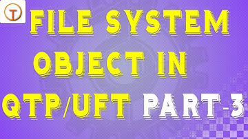 File System Object [fso] in qtp