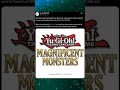 Magnificent Monsters #yugioh #yugiohtcg #yugiohcards