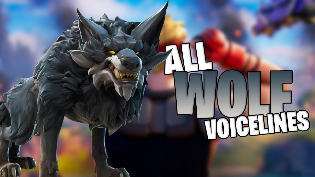 All Wolf Voices /Voicelines in Fortnite Chapter 2 Season 6