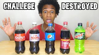 Drinking ALL Top 5 Popular Sodas FAST - Challenge
