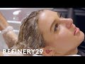 Kim Kardashian's Stylist Dyed My Blonde Hair Brown | Hair Me Out | Refinery29