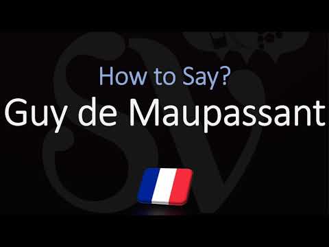 How to Pronounce Guy de Maupassant? (CORRECTLY) French Author Pronunciation