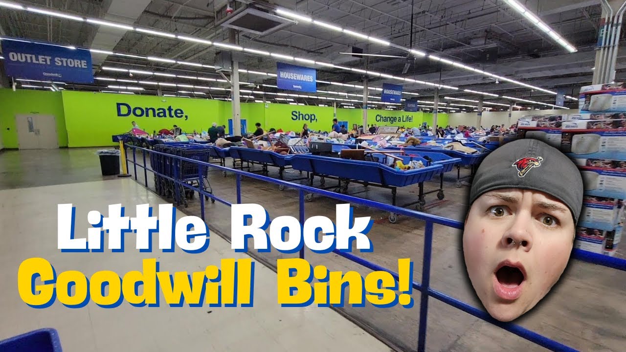 UNEXPECTED FIND @ the Goodwill Bins Outlet in Little Rock! || Shop with ...