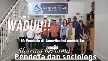 PENDETA DAN NON MUSLIM MASUK MASJID DI AMERIKA. VIRAL