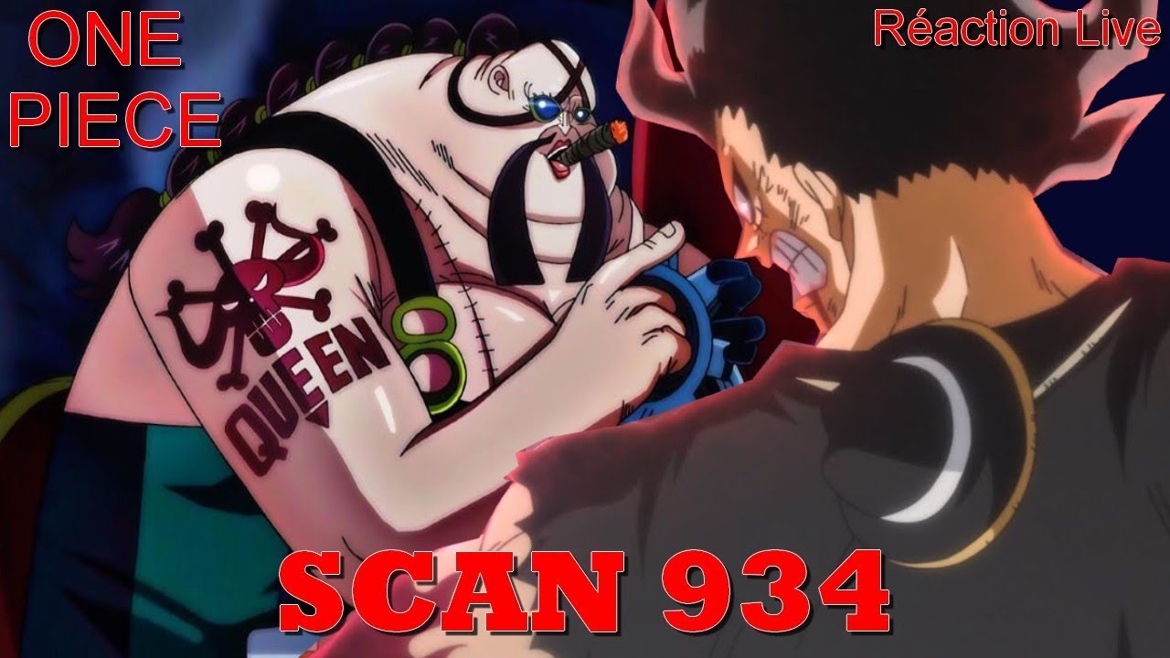 One Piece Réaction Scan 934 - L'arrivée de Queen à la prison Udon