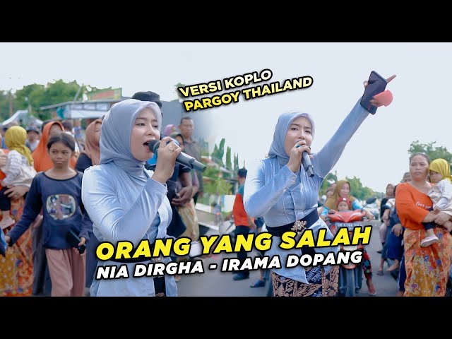 SANGAT LINCAH NIA DIRGHA NYANYIIN LAGU ORANG YANG SALAH VERSI KOPLO PARGOY THAILAND class=