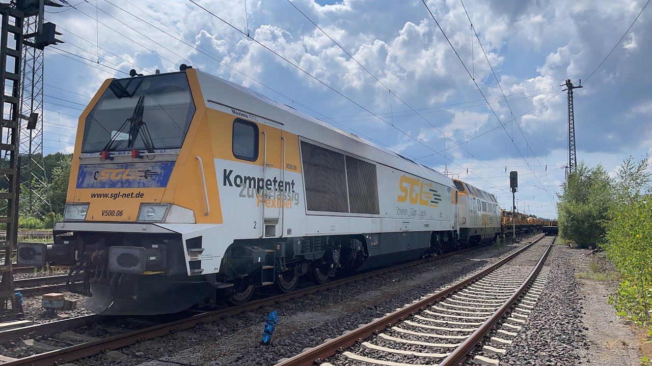 4K Führerstandsmitfahrt BR 264 Maxima Villingen - Rottweil - Horb - Tübingen - Plochingen ( Cabview