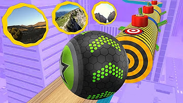 GOING BALLS, SUPER SPEEDRUN, CITY PORTAL RUN, EPIC CHALLENGE, HARD LEVEL