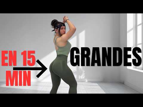 GLUTEOS REDONDOS Y GRANDES SIN PESAS| TONIFICA Y LEVANTA EN 15 MIN