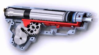 Airsoft V3 Mechbox Dual Sector Gear Animation