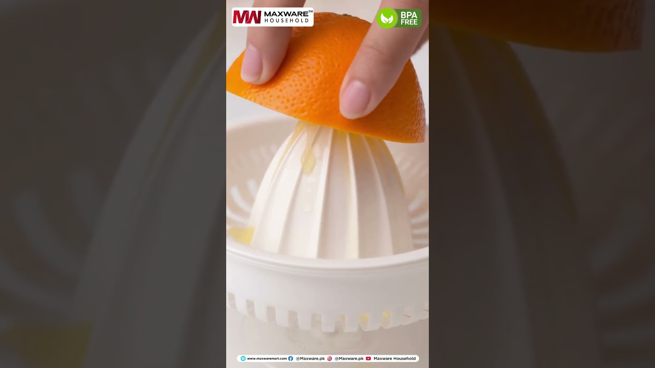 Citrus Squeezer 450ml I Fresh Juice in 10 Seconds |  Maxware Household
