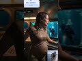 Pregnant Mom Dives Into Submarine as Killer Sharks Attack! 😱 #pregnantwoman