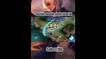 gusion double dash tutorial😋 #gusion #mobilelegends #mlbb #gusiongameplay #mlbbcreatorcamp #shorts