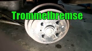 Bremstrommeln aus- und einbauen