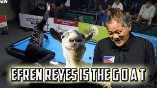 The Magician Efren Bata Reyes, Reasons Why Efren Reyes is the GOAT