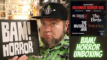 Bam HORROR mystery box #11 unboxing