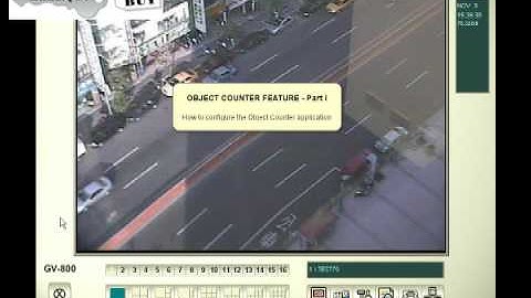 Geovision Object Counter Setup