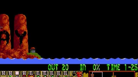 My Lemmings Custom #3 - What an oddly shaped island