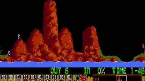 My Lemmings Custom #3 - What an oddly shaped island