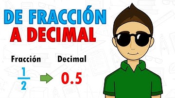 CONVERTIR FRACCION A DECIMAL Super facil - Para principiantes