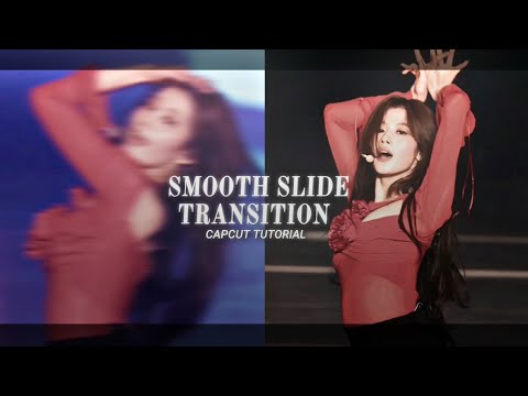"Smooth slide transition" (left & right) tutorial | Capcut tutorial