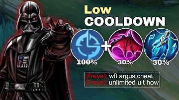 WHEN ARGUS ABUSE THIS NEW LOW COOLDOWN BUILD IN SOLO RANK GAME 🔥 (too broken??) - Mobile Legends