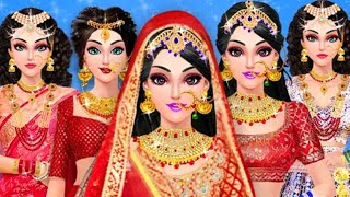 Indian Fashion stylist dress up wedding game for indian bride| indian brides makeup competition game screenshot 4