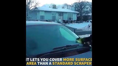 Magic Cone Ice Scraper