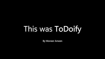ToDoify - CS50x Final Project