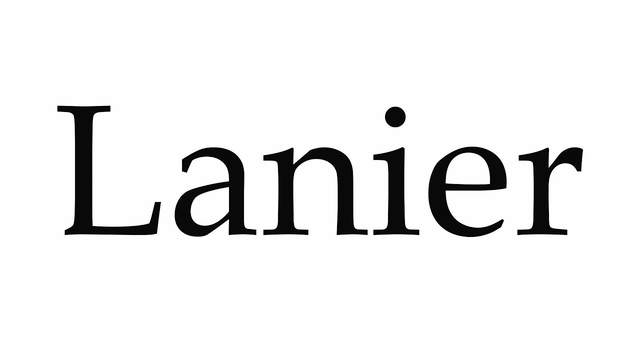 How to Pronounce Lanier YouTube How to Pronounce Lanier YouTube