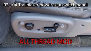 OEM NEW Front Driver Power Seat Adjustment Bezel 2005 Envoy Trailblazer 89042182 