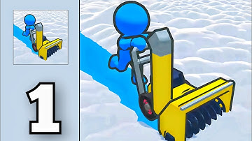Snow Shovelers - Gameplay Walkthrough Part 1 (Android, iOS) Clear The ice in Citys