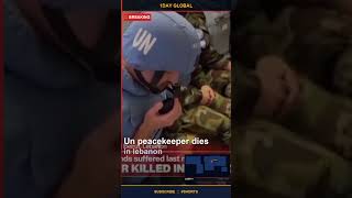 Un peacekeeper dies in lebanon | 24.04.2026
