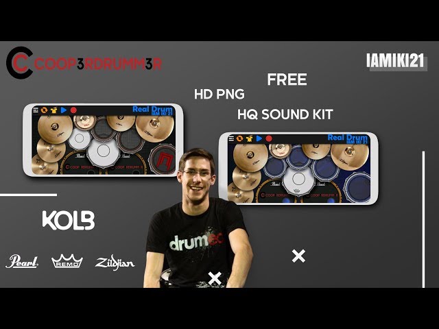 Real Drum Kit Coop3rdrumm3r by IAMIKI21 class=