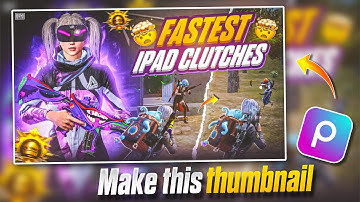 Make this awesome BGMI Thumbnail in Picsart only pro editing tips🔥