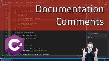8.3 Document Comments - Learning C#