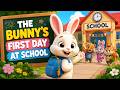 🐰 Bunny's First Day at School | Cute Kids Story for Children | MimiStarRhymes