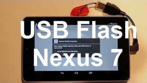 USB Storage - Nexus 7 without rooting